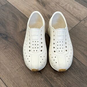 Native Kids Shoes - Cream Mash Speckle Rubber